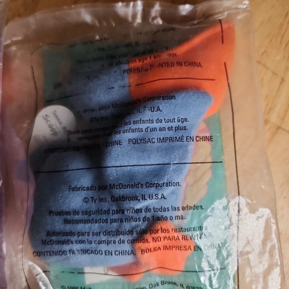 Ty Benie Babies Happy Meal Toys 1993